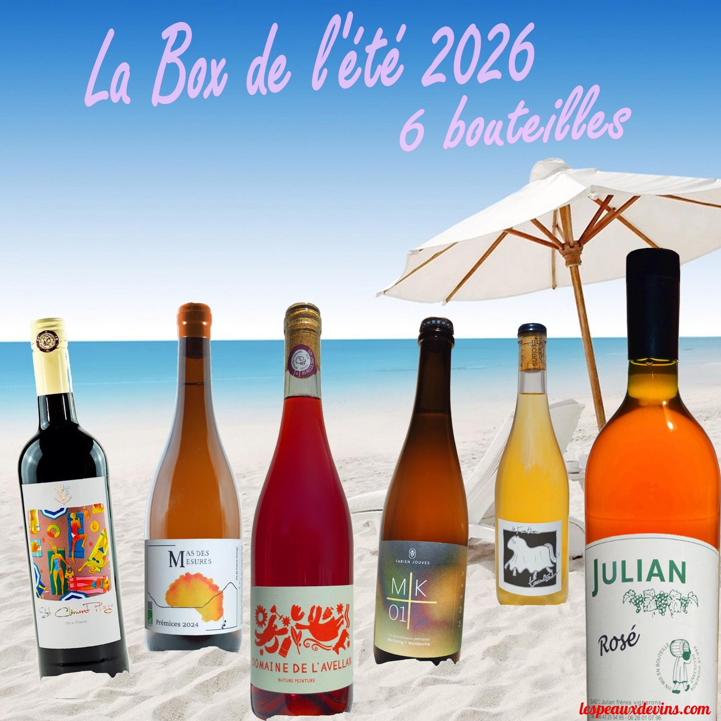 BOX DE L’ÉTÉ 6 BOUTEILLES 2026