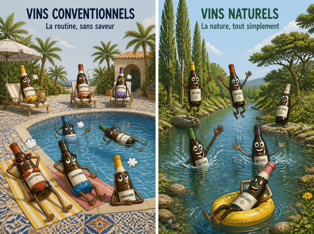 Le Vin Naturel c'est quoi ? Différence entre vin naturel et conventionnel.