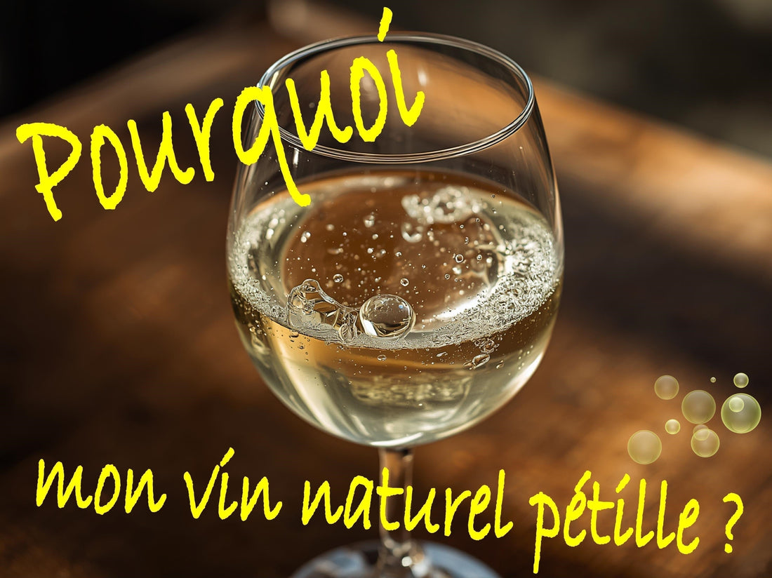 Pourquoi mon vin naturel pétille ? Est-ce normal ?