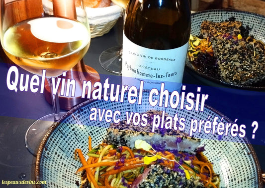 Quel vin naturel boire avec vos plats préférés ? Le guide des meilleurs accords par cépage