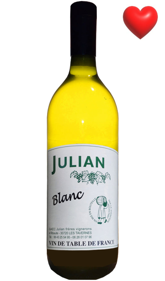 Blanc 1 litre 2025 - Louis Julian (Gard)
