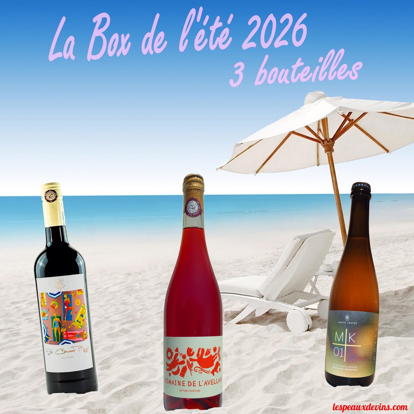 BOX DE L’ÉTÉ 3 BOUTEILLES 2026